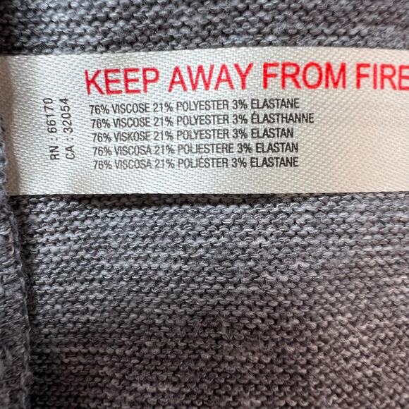 DAILY PRACTICE Draped Cowl Neck Midi Dress in Gray Women’s XXS - Picture 15 of 16